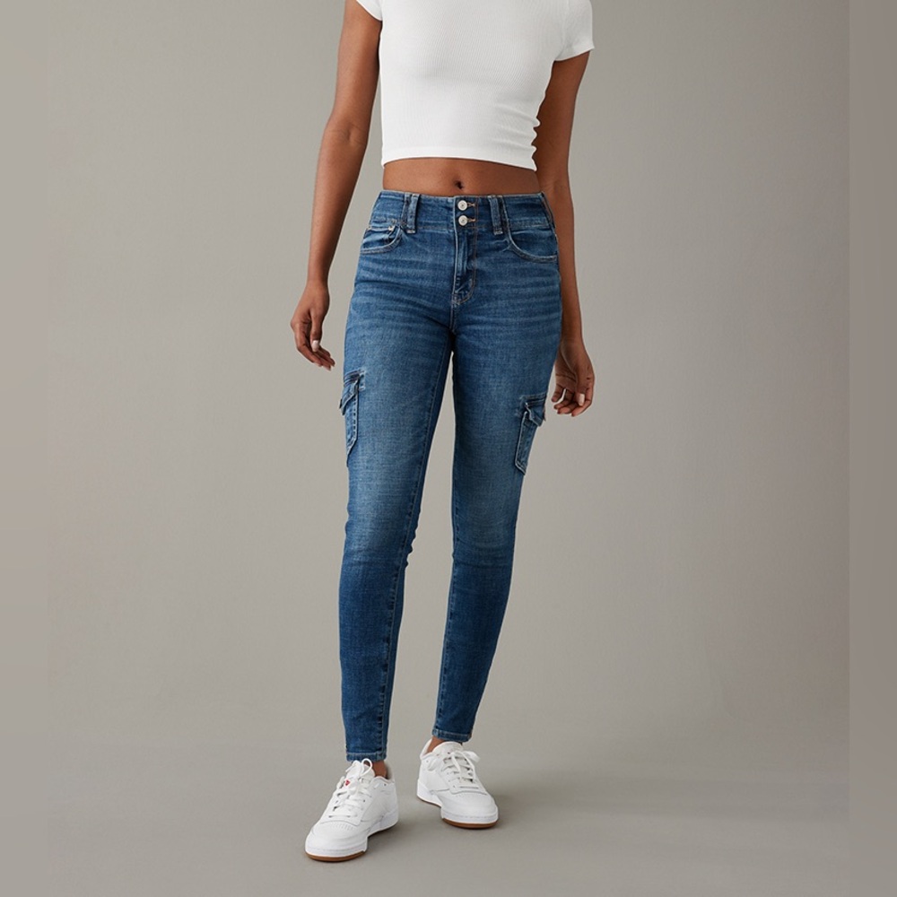 American Eagle Outfitters Blue Jeggings